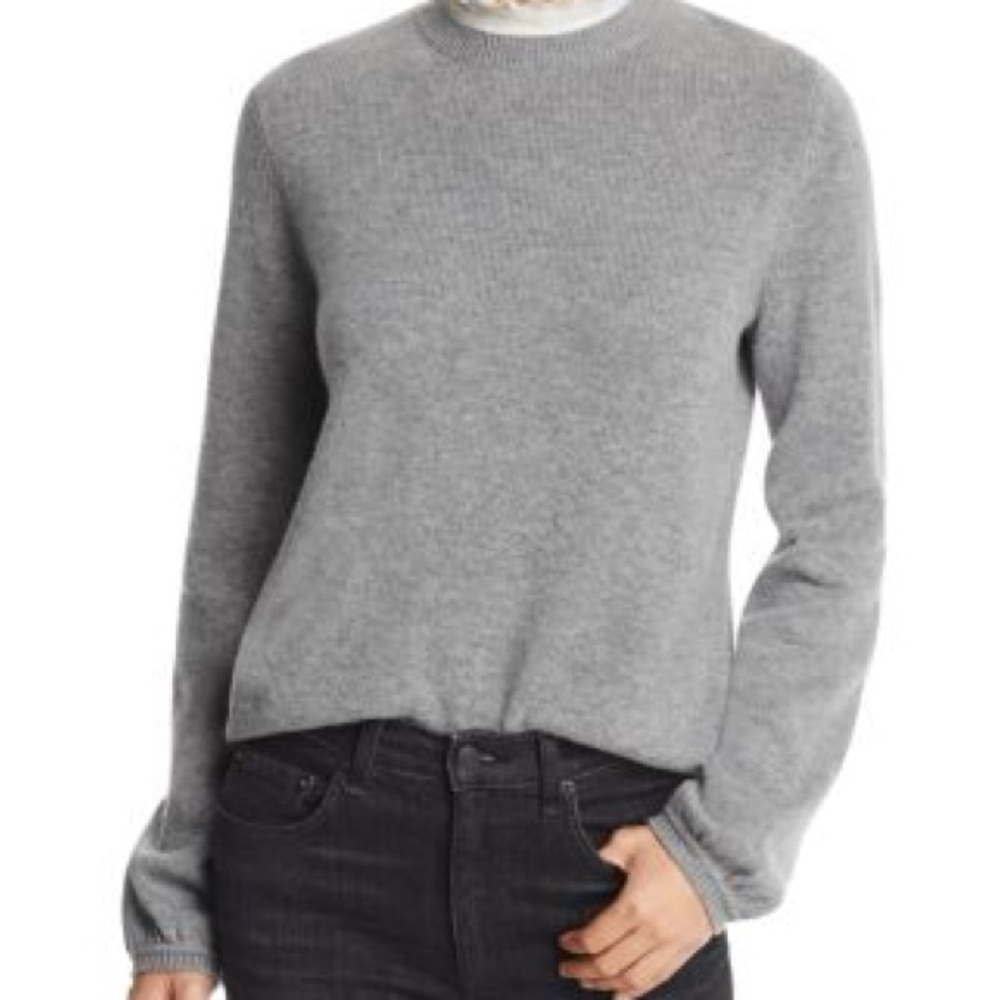 Joie Affie Lace-Collar Sweater in XS